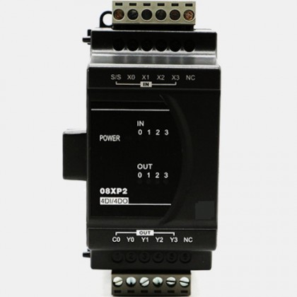 Moduł 4 wejść i 4 wyjść przekaźnikowych DVP08XP211R Delta Electronics